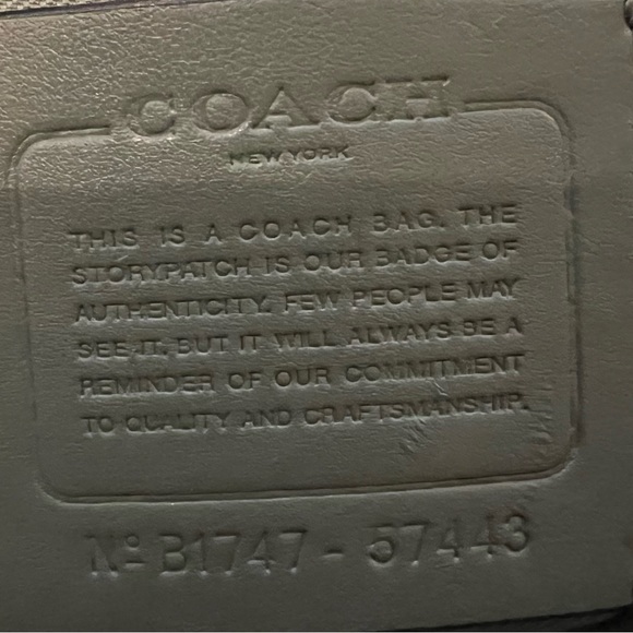 COACH Light Blue Large Purse Bag - Picture 3 of 5